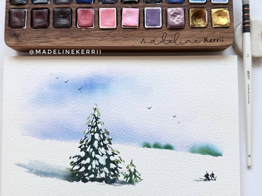Inside the Watercolor Pratice: An Artist Spotlight On Madeline Kerrii