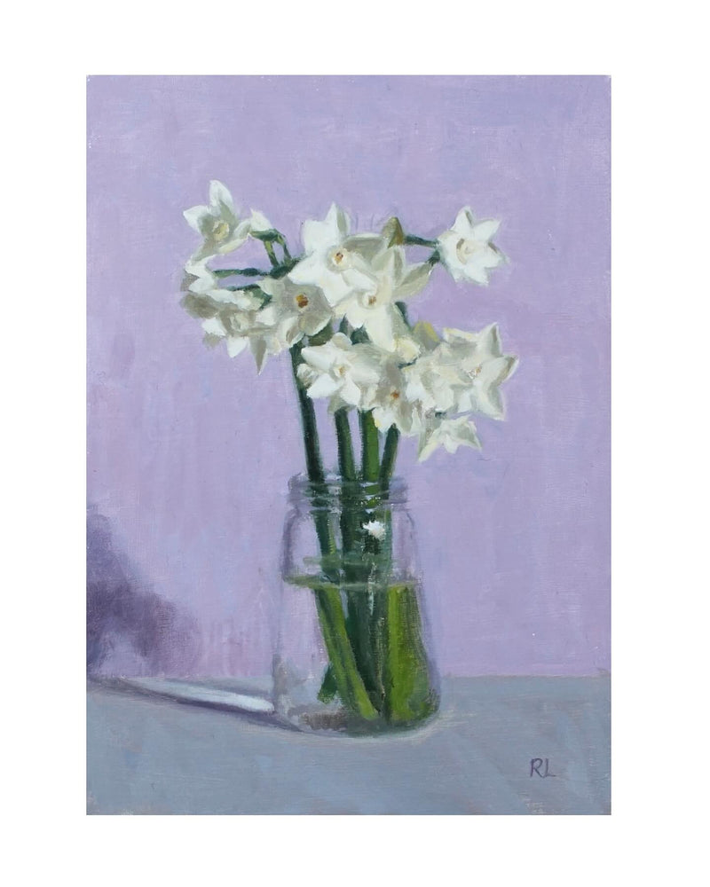 little white narcissi