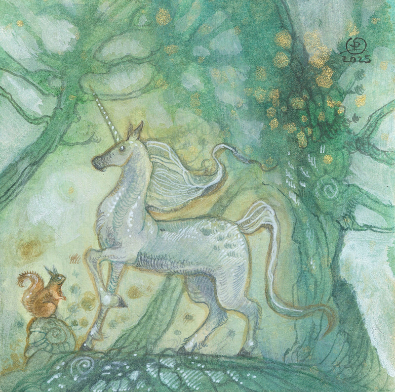 squirrel and unicorn