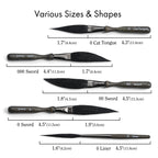 5 Pcs Professional Pinstriping Brush Set, Mixed Squirrel & Goat Hair - Artify