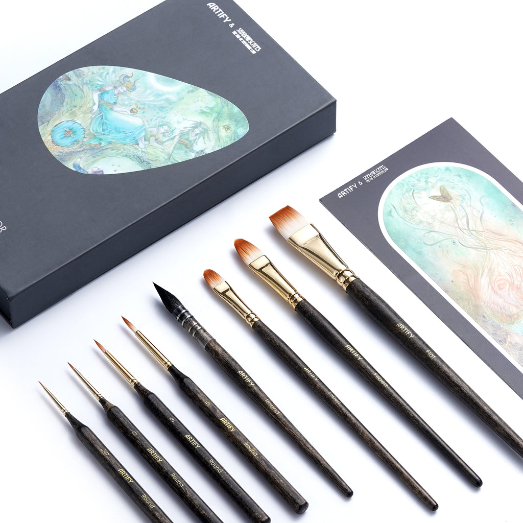 ARTIFY × Stephanie Law Signature Watercolor Brush Set – Artist Series