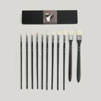 ARTIFY Oil Paint Brush Set - 11 Pieces | Professional Artist Paint Brush Set - Artify
