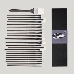 ARTIFY Paint Brush Set, 24 Piece Long Handle Oil Paint Brushes - Artify
