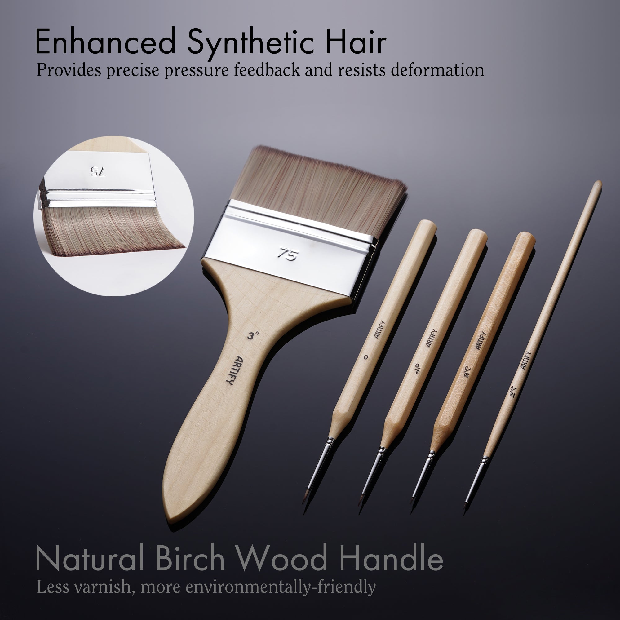 Extra brushes added to this expert series watercolor brush set