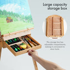 ARTIFY Foldable Portable Beechwood Art Easel Field Easel - Artify
