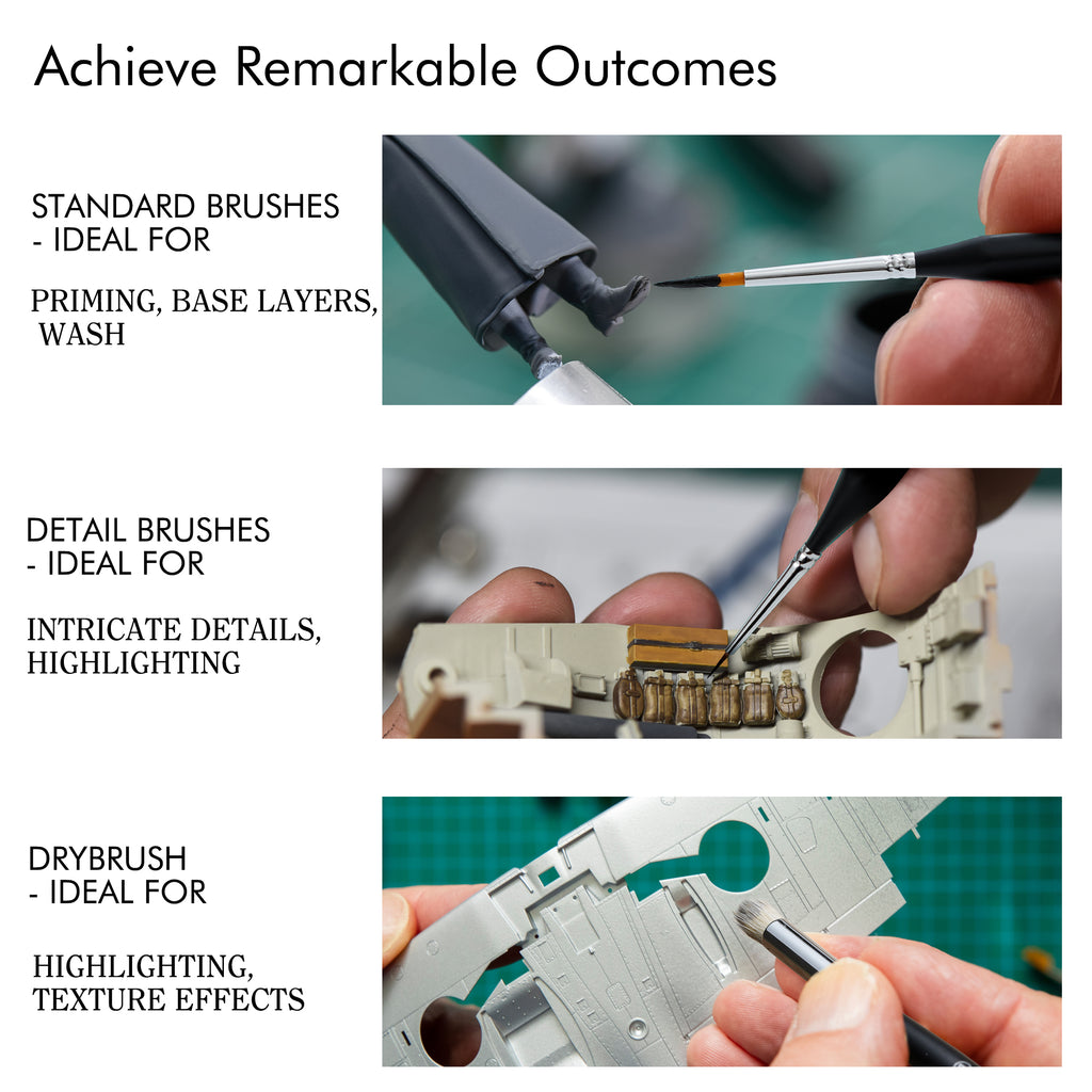 ARTIFY MASTERCRAFT 14-PIECE MINIATURE PAINTING BRUSH SET - Artify