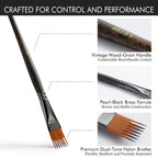 ARTIFY 5 PCS Comb Texture Brush Set, Expert Series