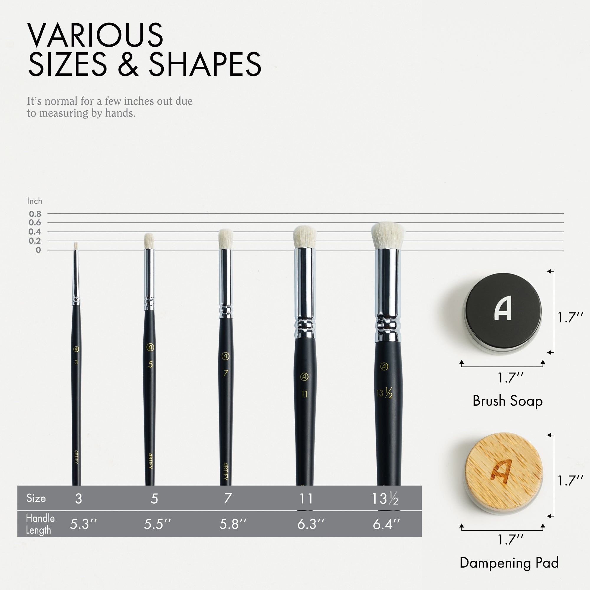 Drybrush Artist Brush Shapes