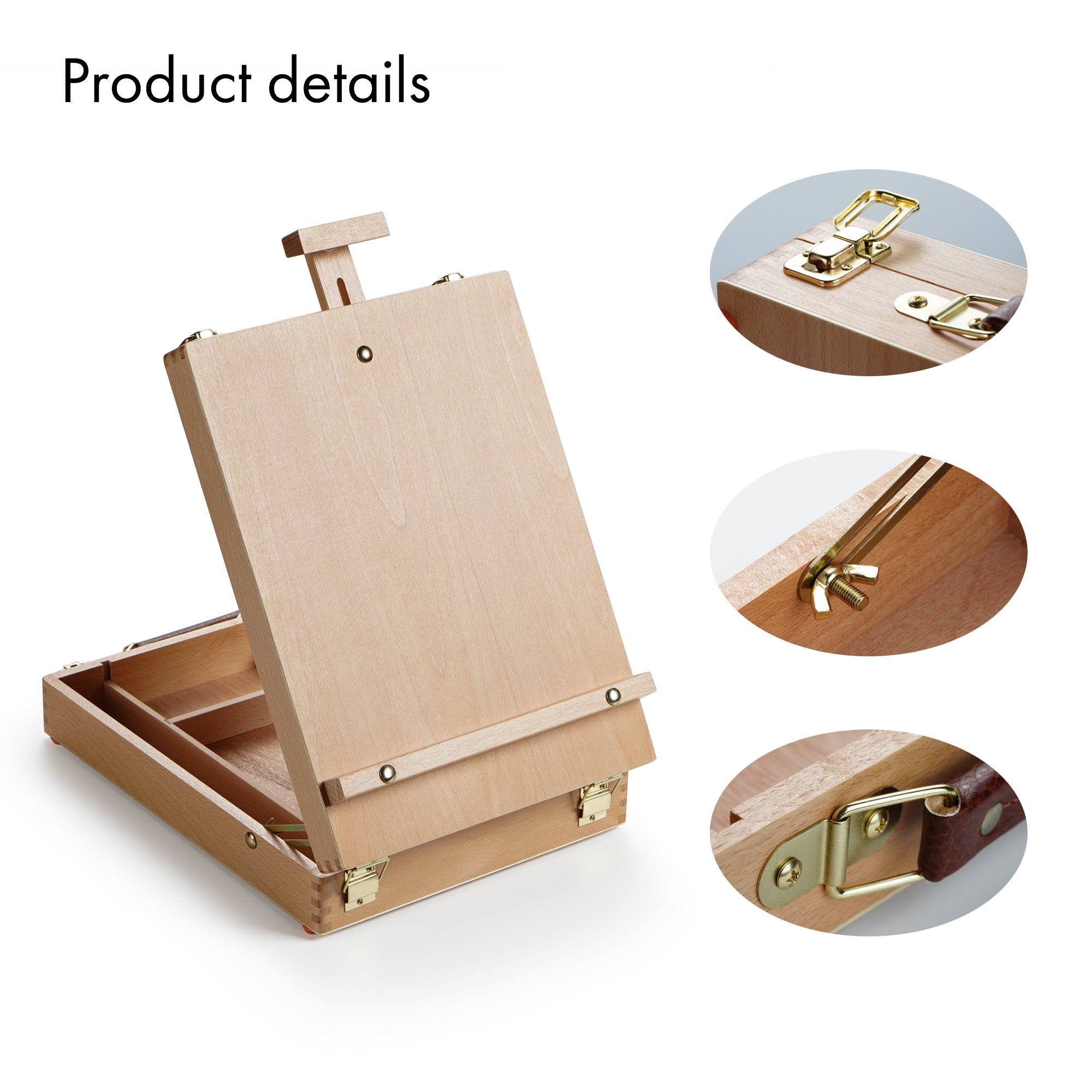 ARTIFY Adjustable Beechwood Tabletop Painting Easel - Artify