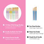 ARTIFY All-Purpose Paint Brushes for Kids, Ideal for Kids Arts & Crafts