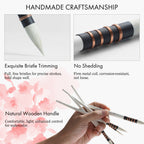 ARTIFY Professional Goat Hair Watercolor Brushes - Artify