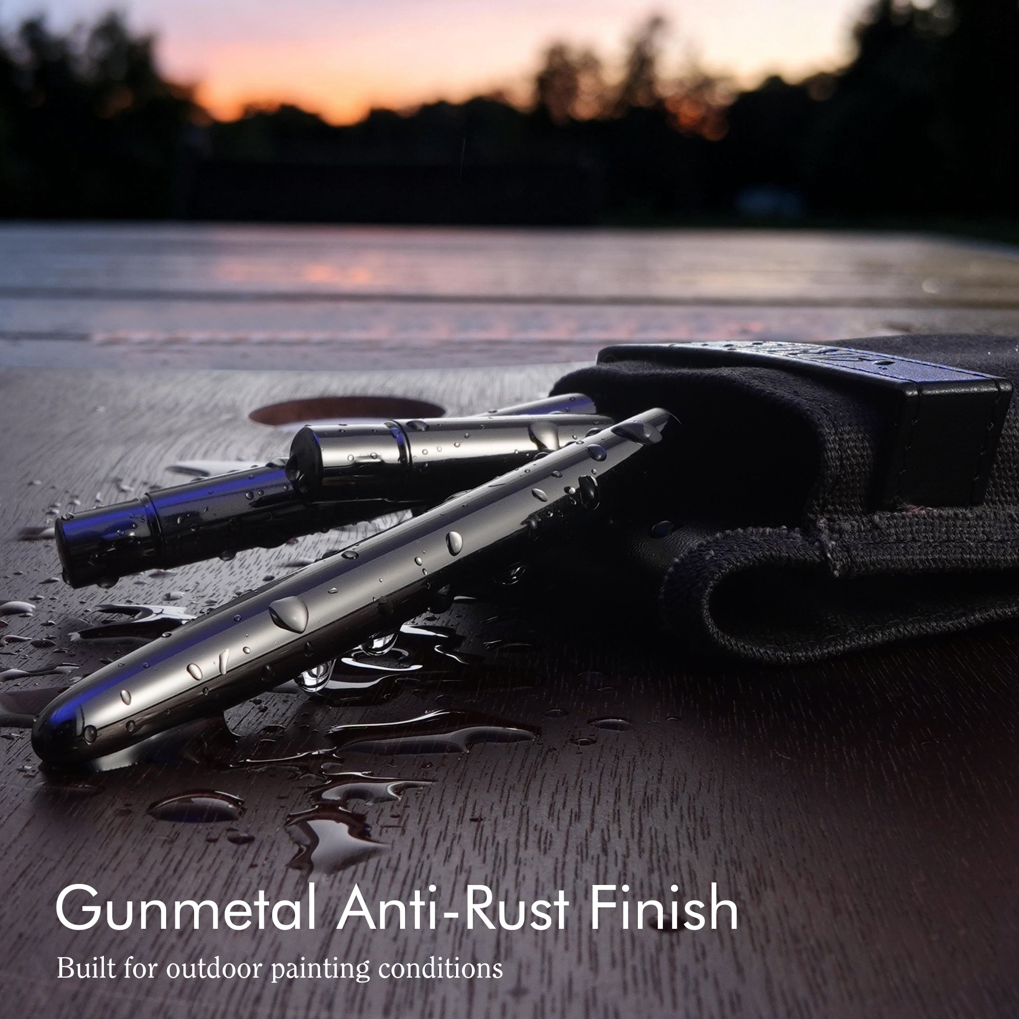 ARTIFY Travel Watercolor Brush Set, Synthetic Outdoor Paint Brushes with with Anti-Rust Handle