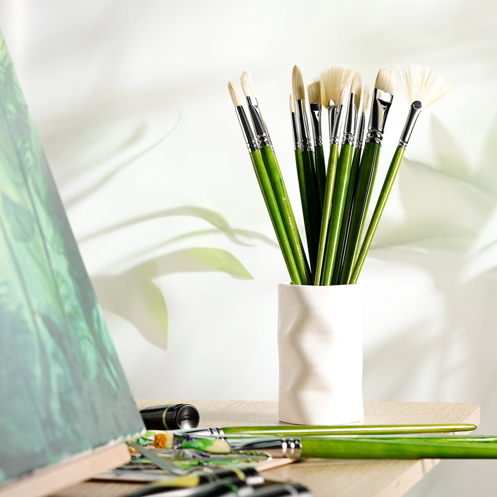 15 PCS  ARTIFY Oil Paint Brushes Set Versatile Brushes  For Every Technique - Artify