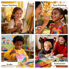 ARTIFY All-Purpose Paint Brushes for Kids, Ideal for Kids Arts & Crafts