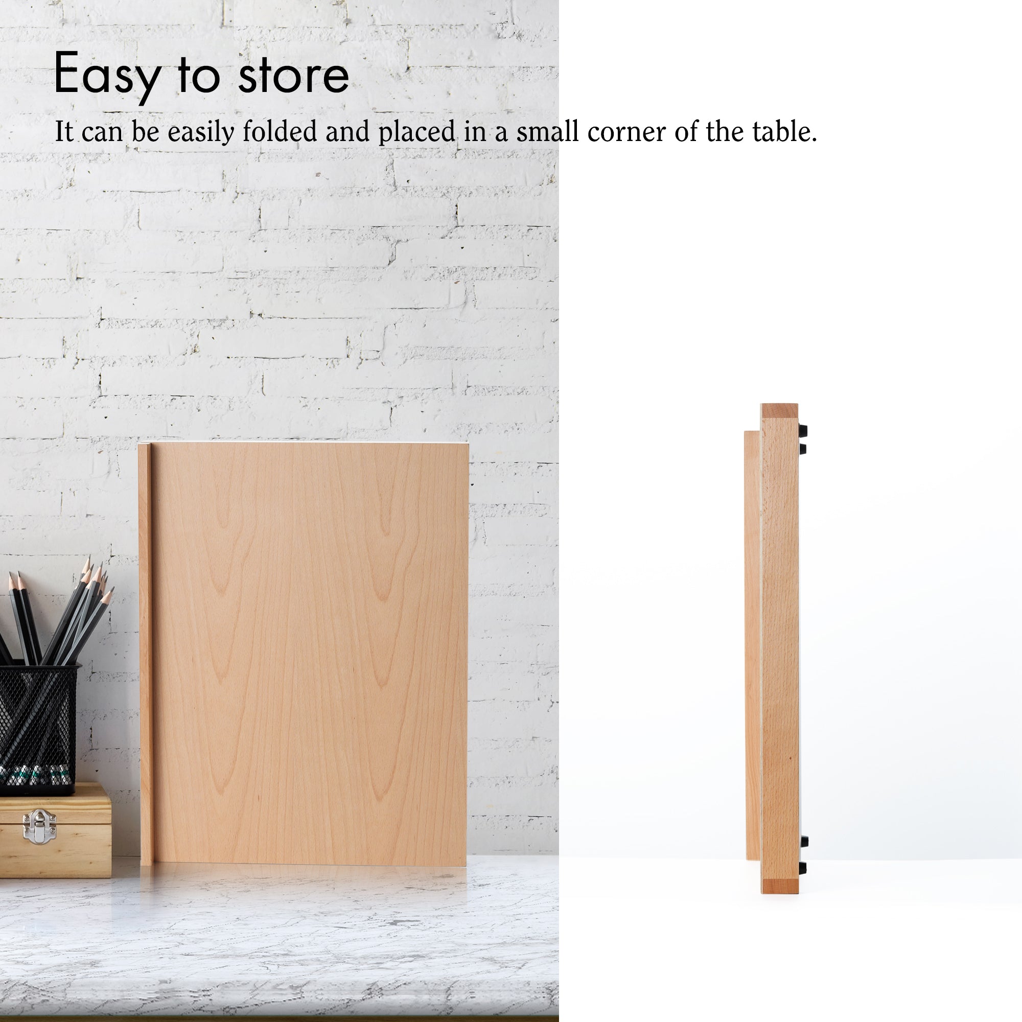 ARTIFY Adjustable Wood Tabletop Painting Easel, Z1