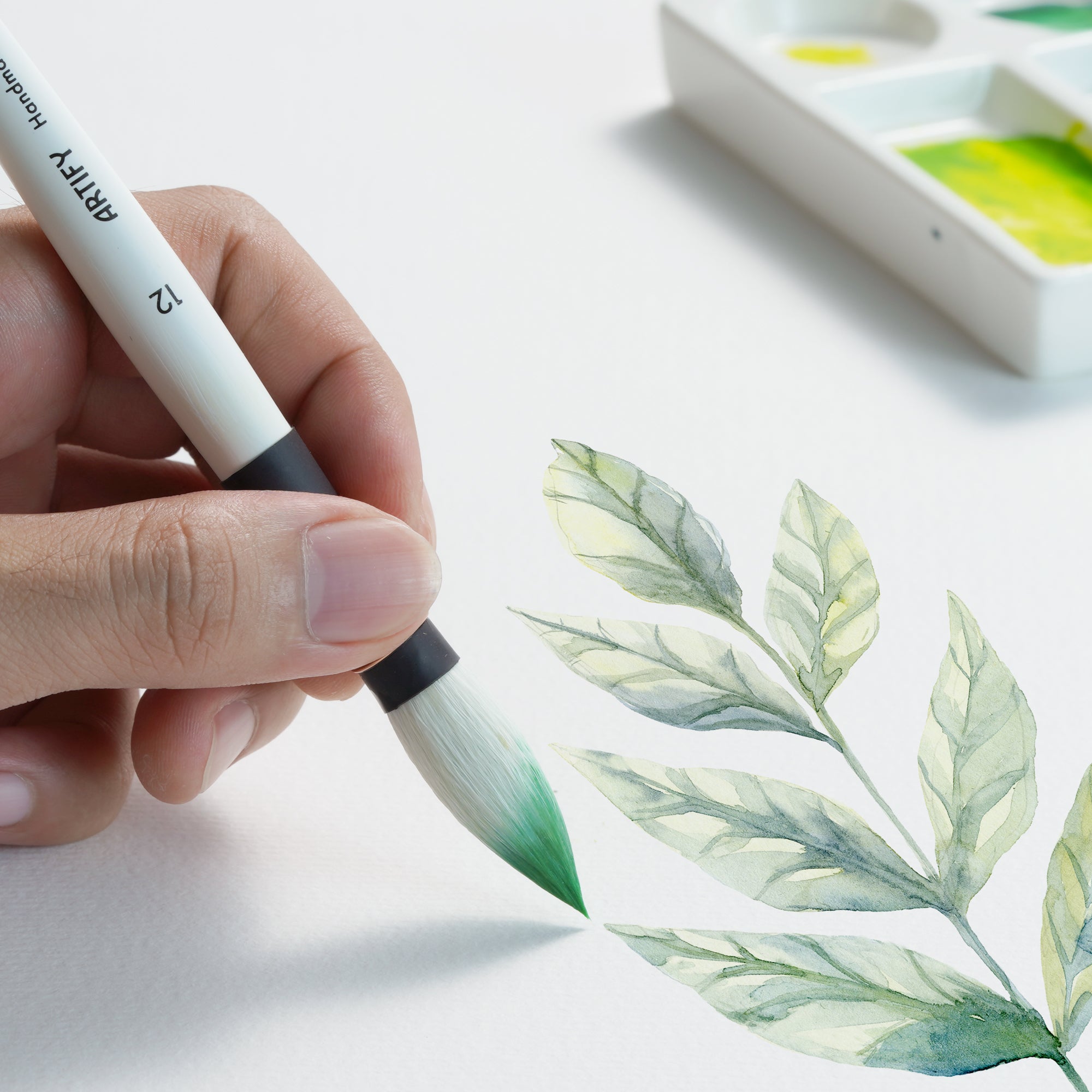 ARTIFY Professional Goat Hair Watercolor Brushes - Artify