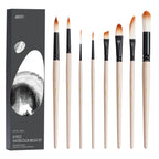 Professional Watercolor Paint Brush Set with Case for Beginners & Pros,Various Shapes - Artify