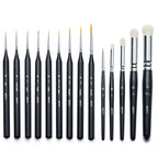 ARTIFY MASTERCRAFT 14-PIECE MINIATURE PAINTING BRUSH SET - Artify