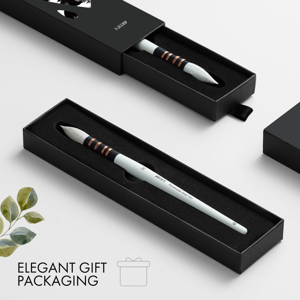 ARTIFY Professional Goat Hair Watercolor Brushes - Artify