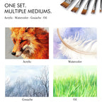 ARTIFY 5 PCS Comb Texture Brush Set, Expert Series