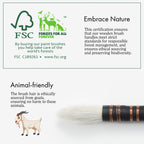 ARTIFY Professional Goat Hair Watercolor Brushes - Artify