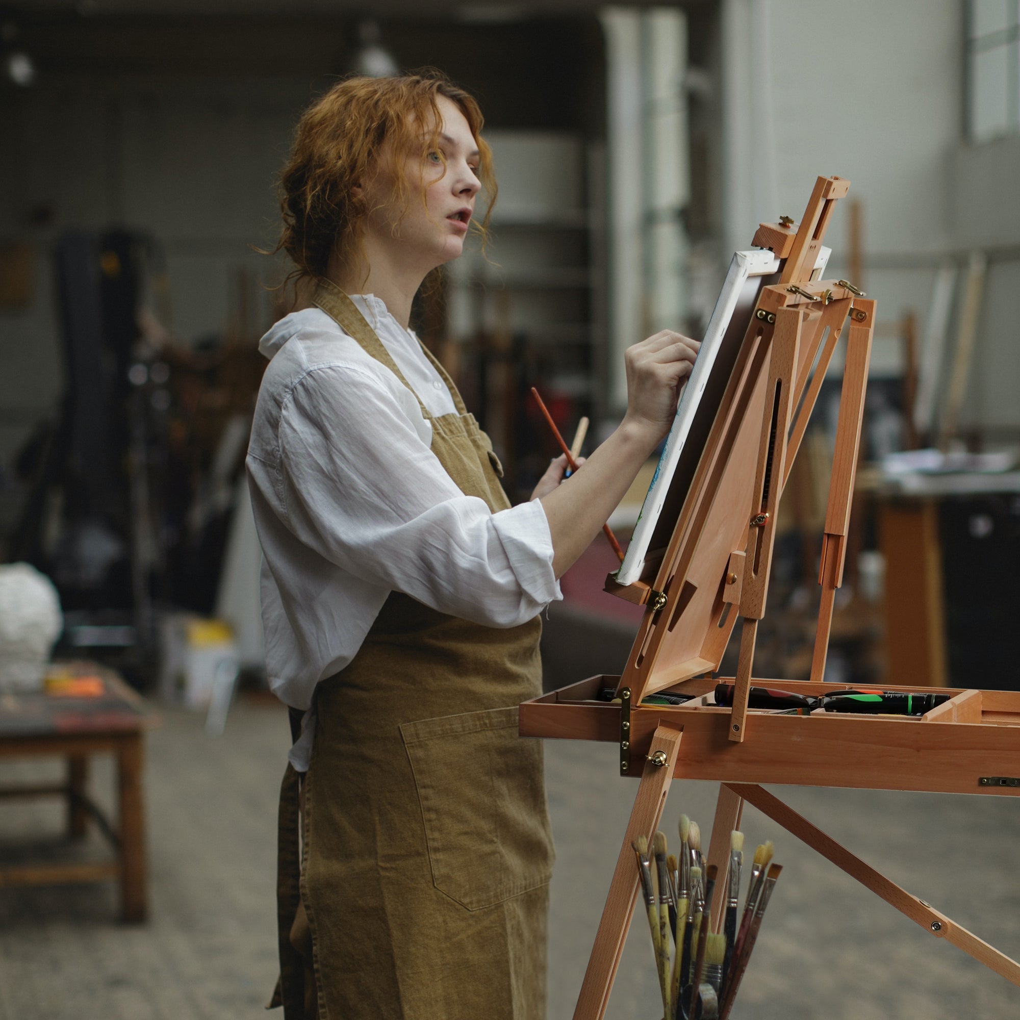 ARTIFY Foldable Portable Beechwood Art Easel Field Easel