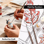 ARTIFY 14 PCS Miniature Paint Brush Set: Bionic Hair Fine Brushes with Goat Hair Drybrushes