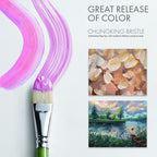 15 PCS  ARTIFY Oil Paint Brushes Set Versatile Brushes  For Every Technique - Artify