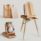 ARTIFY Foldable Portable Beechwood Art Easel Field Easel