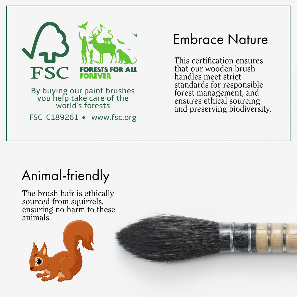 squirrel hair brush compliance