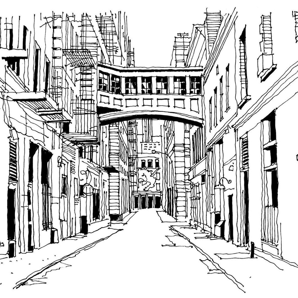 Architecture Line Draft — One Set Containing Multiple Pictures - Artify