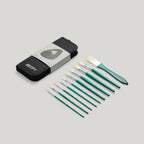 ARTIFY 10 Pcs Hog Hairs Paint Brush Set - Artify
