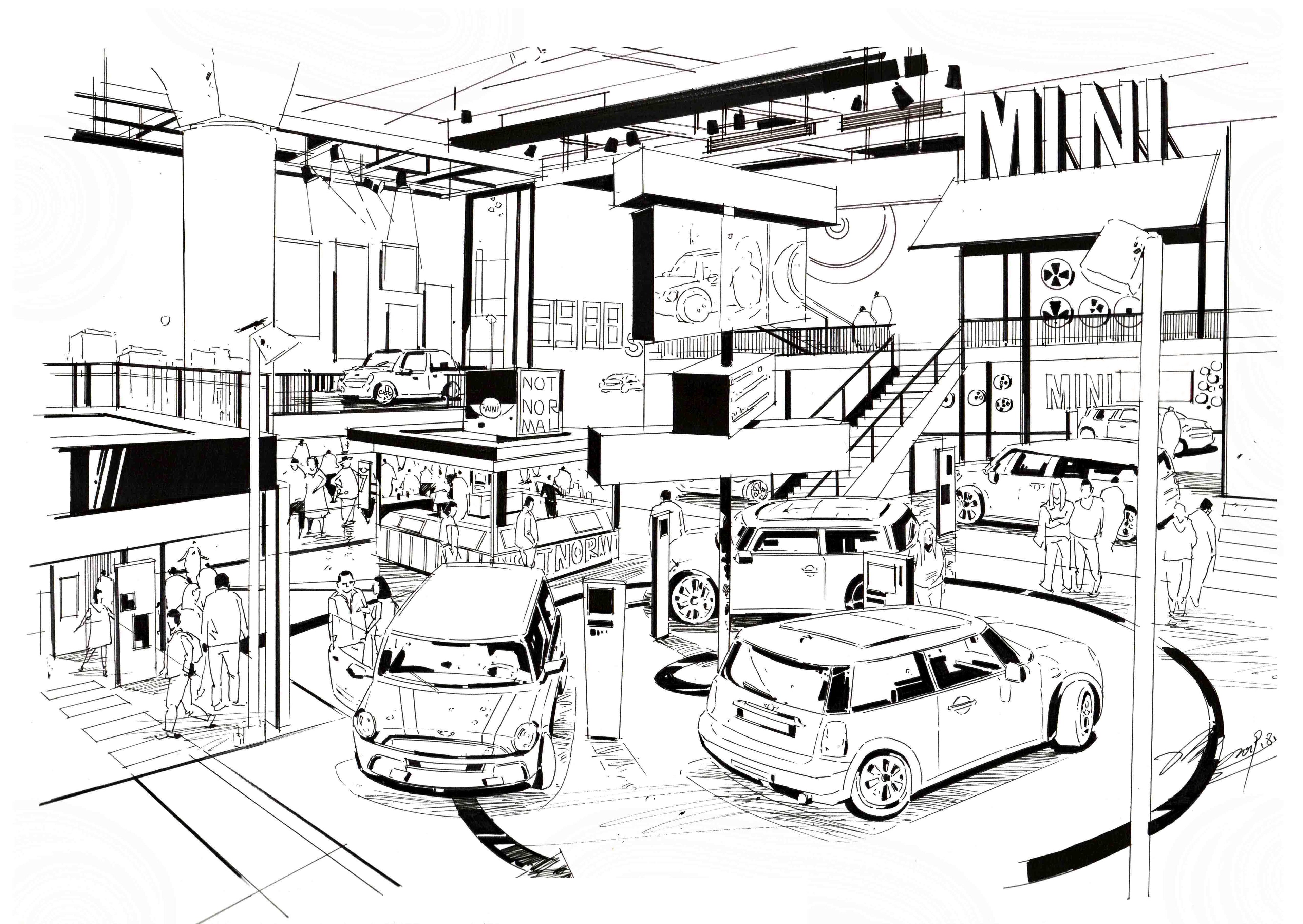 Daily Life Line Draft — One Set Containing Multiple Pictures - Artify