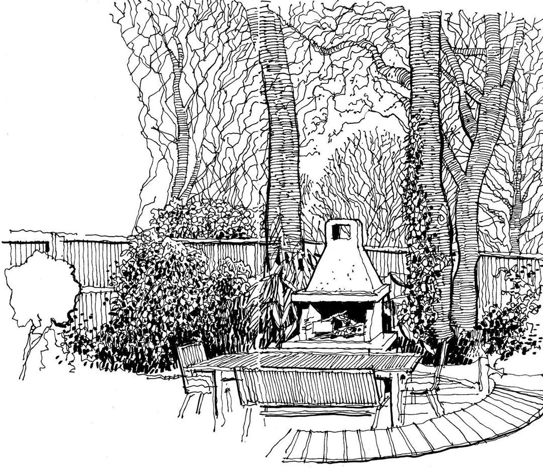 Landscape Line Draft — One Set Containing Multiple Pictures - Artify