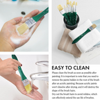 ARTIFY 10 Pcs Hog Hairs Paint Brush Set - Artify