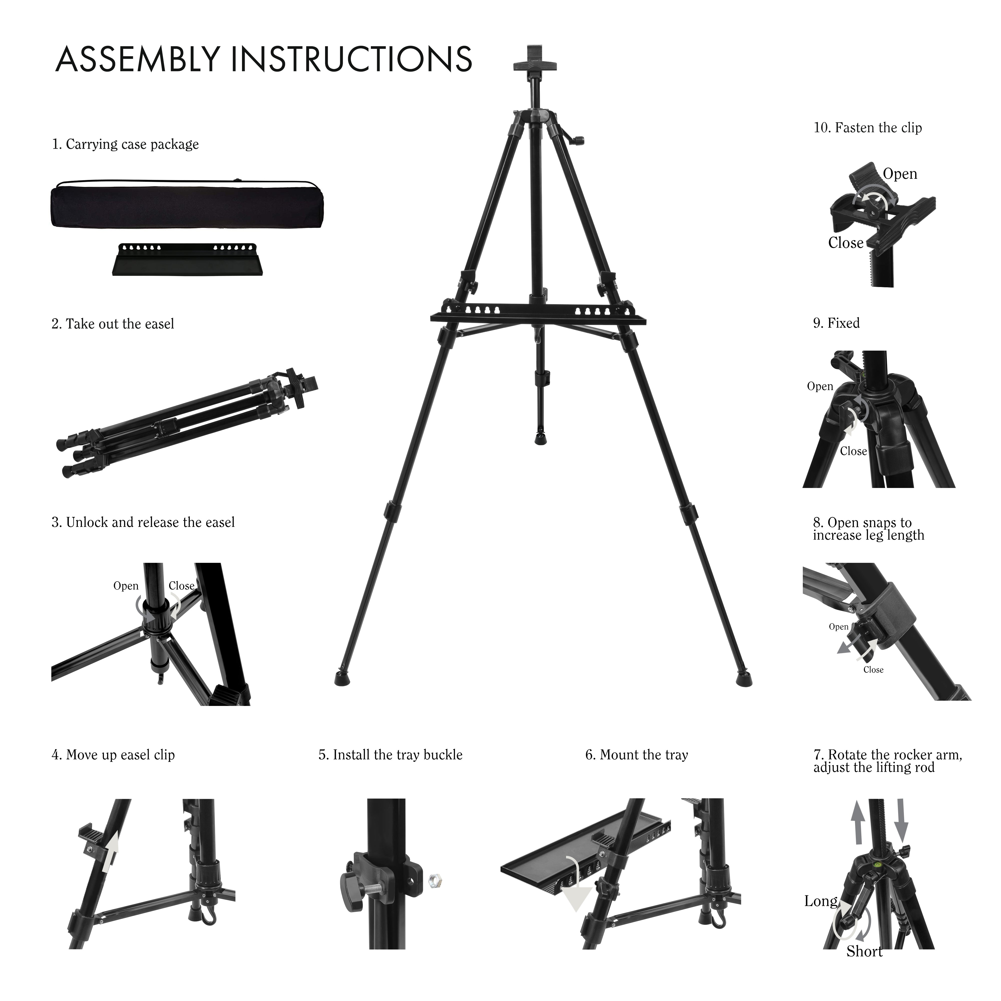 Artify 61 Inches  Adjustable Painting Easel Stand