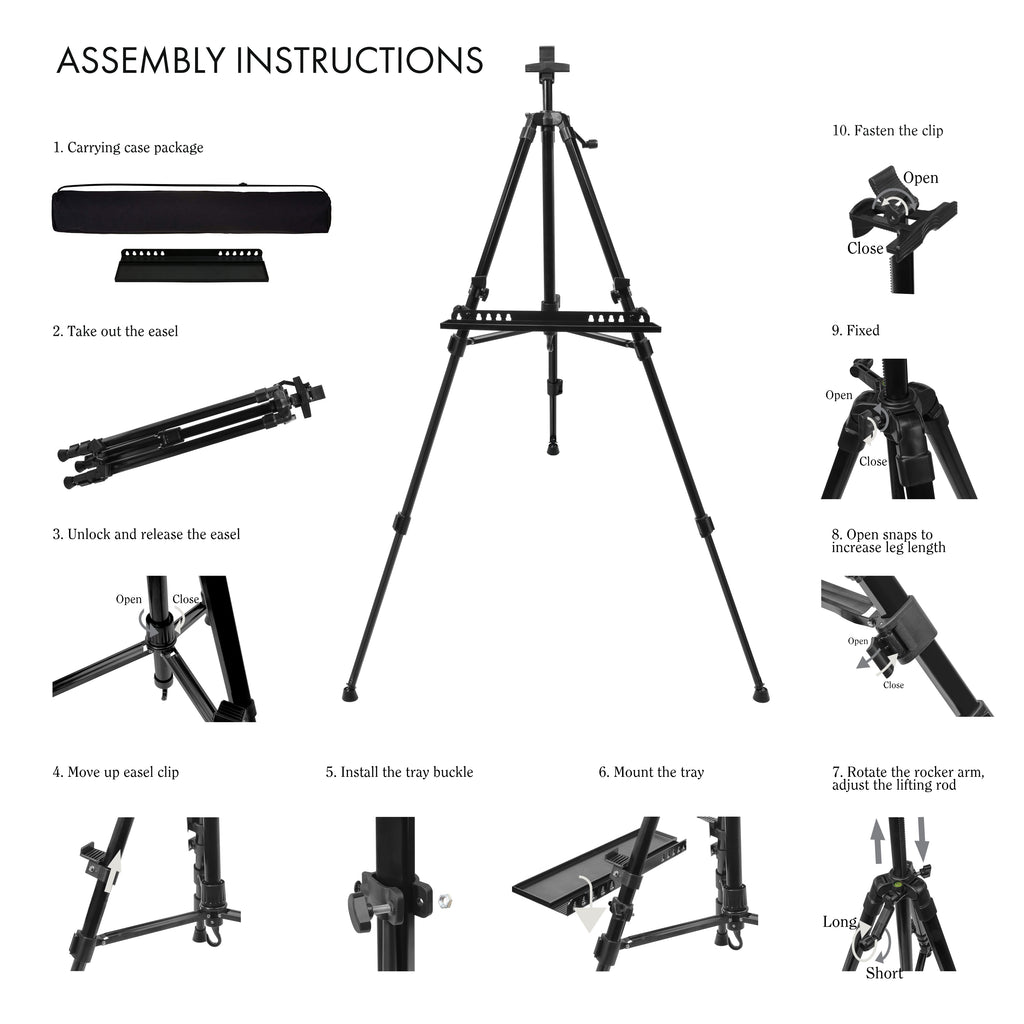 Artify 61 Inches  Adjustable Painting Easel Stand - Artify