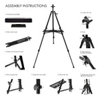 Artify 61 Inches  Adjustable Painting Easel Stand - Artify