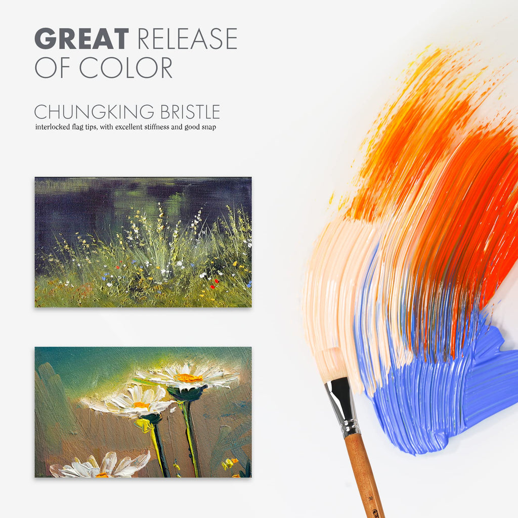 ARTIFY 15 pcs Professional Oil Paint Brush Set - Artify