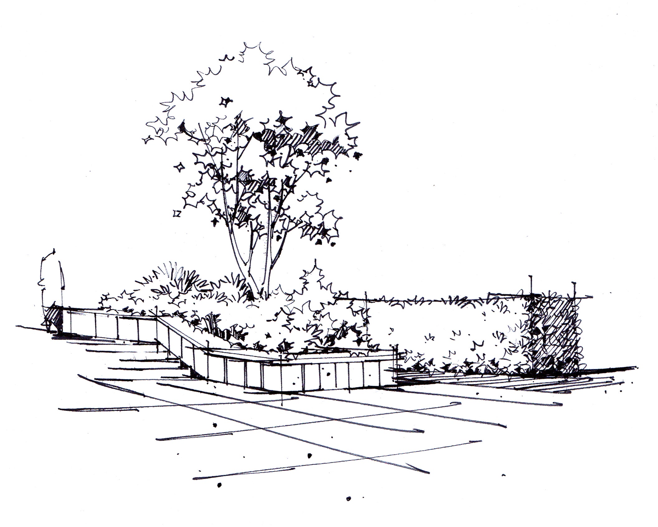 Landscape Line Draft — One Set Containing Multiple Pictures - Artify