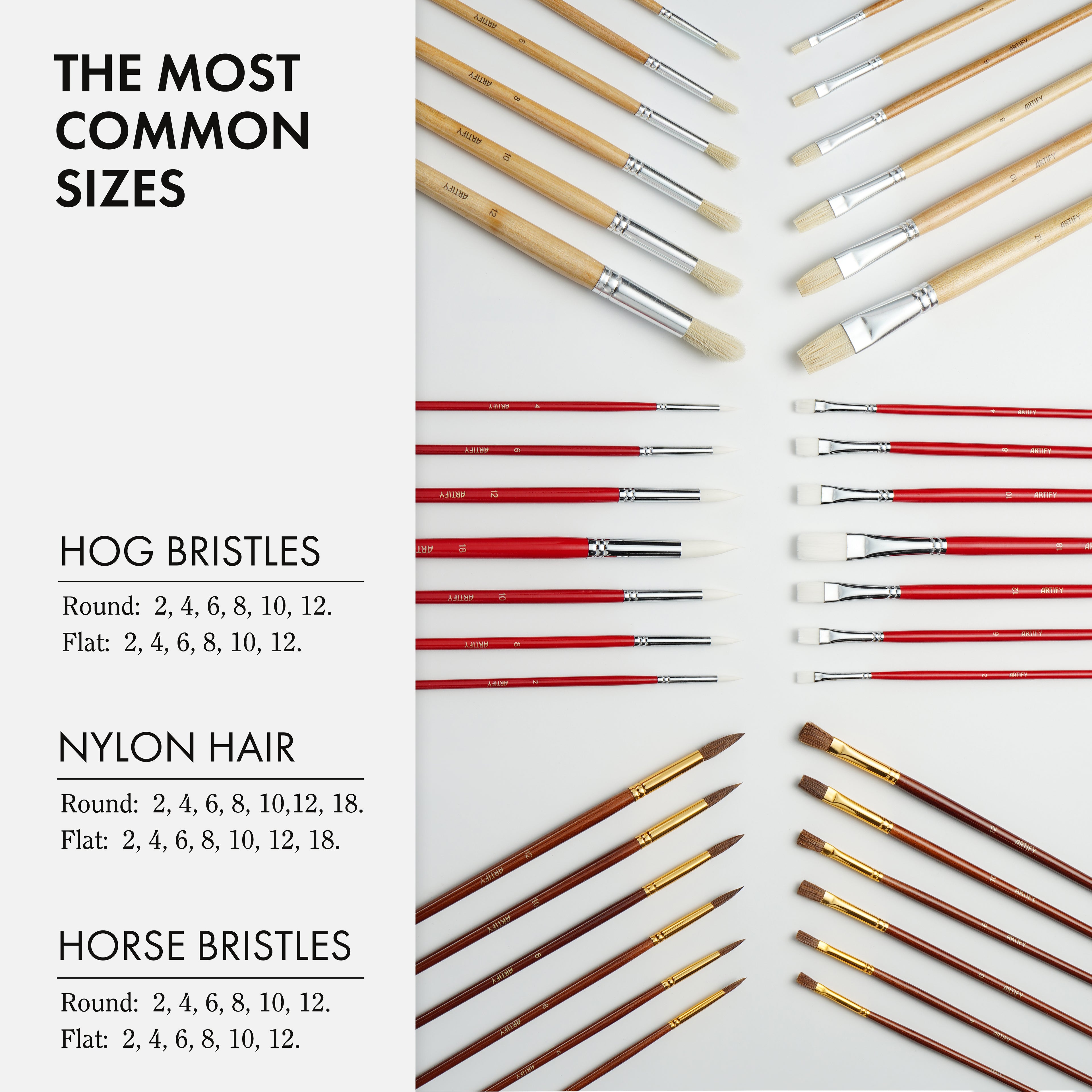 ARTIFY 38 Pcs Paint Brushes Art Set - Artify