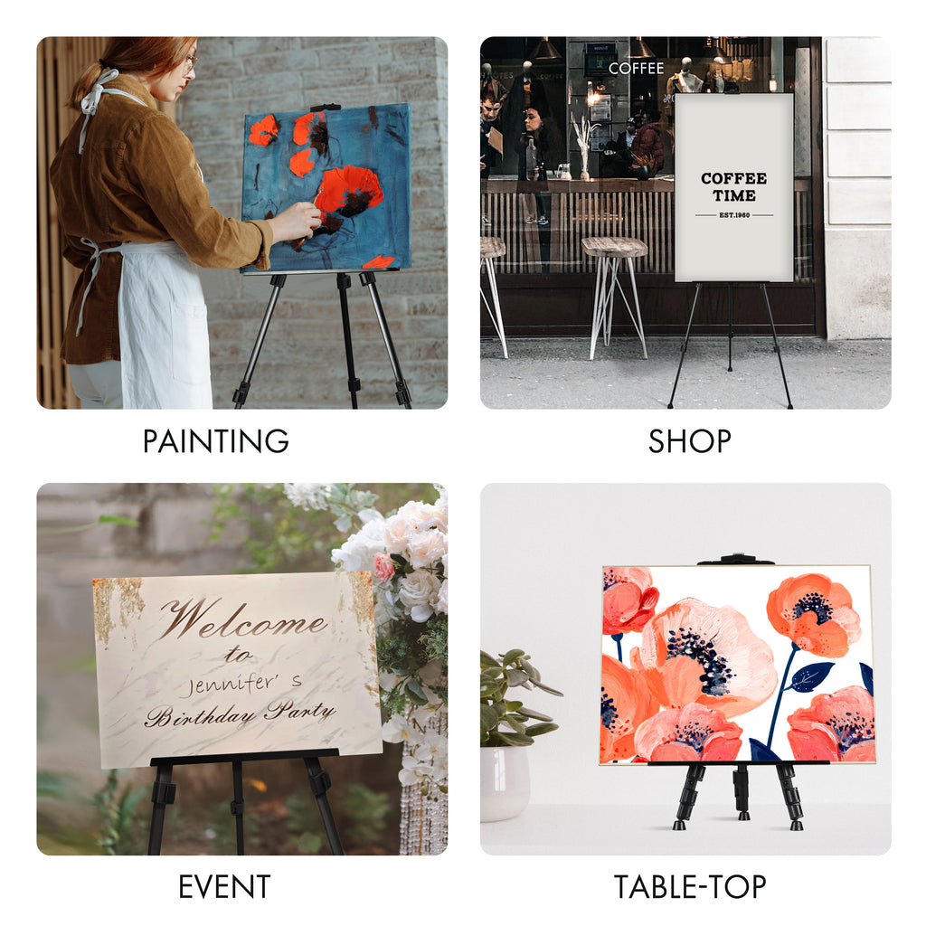 Artify 66 Inches Double Tier Adjustable Easel Stand - Artify