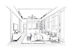 Lovely Home Line Draft — One Set Containing Multiple Pictures - Artify