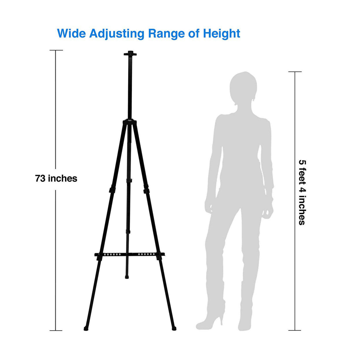 Artify | Easel Stand | Aluminum Tripod for Painting and Display - Artify