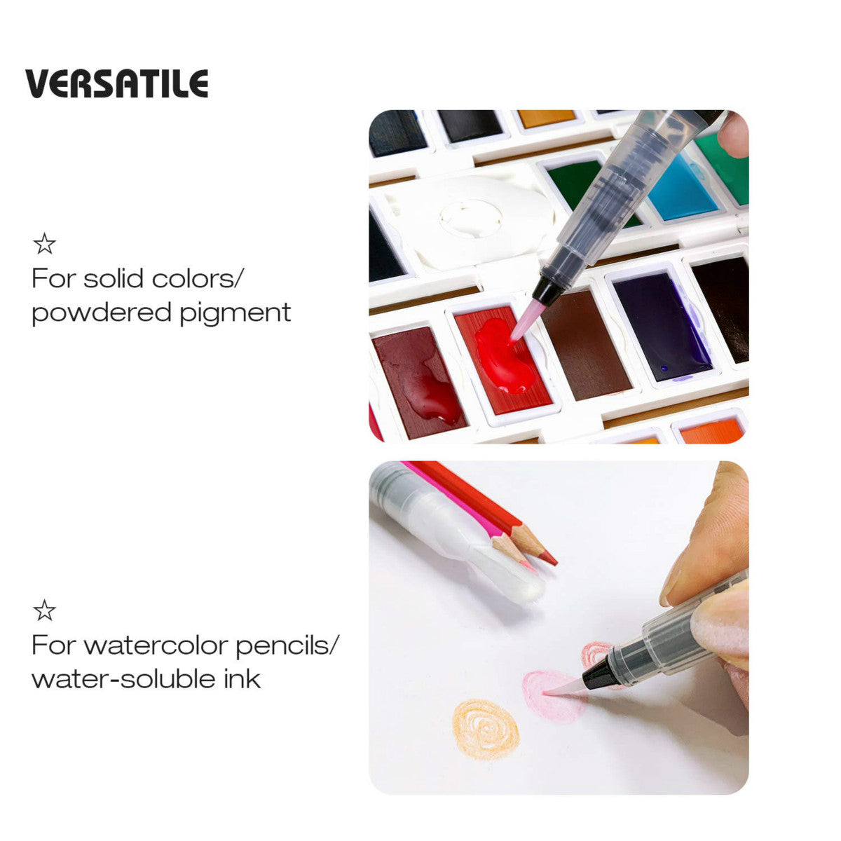 Artify 6 Pcs Water Brush Pen Set - Artify