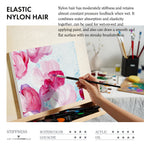 ARTIFY 41 Pieces Long Handle Paint Brushes Art Set - Artify