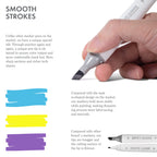 ARTIFY 80 Colors Art Markers-Fine & Broad Dual Tips Professional Artist Markers with Carrying Case - Artify