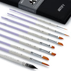 ARTIFY 9 PCS Travel Watercolor Brushes for Beginners & Pros - Artify