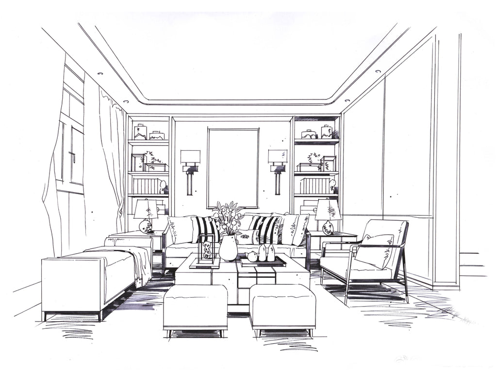 Lovely Home Line Draft — One Set Containing Multiple Pictures - Artify