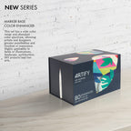 ARTIFY 80 Colors Art Markers-Fine & Broad Dual Tips Professional Artist Markers with Carrying Case - Artify